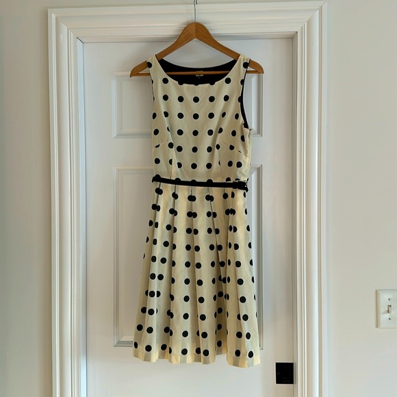 Anthropologie Eva Franco cream dress size 8 - Picture 1 of 4